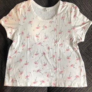 Cute flamingo tee